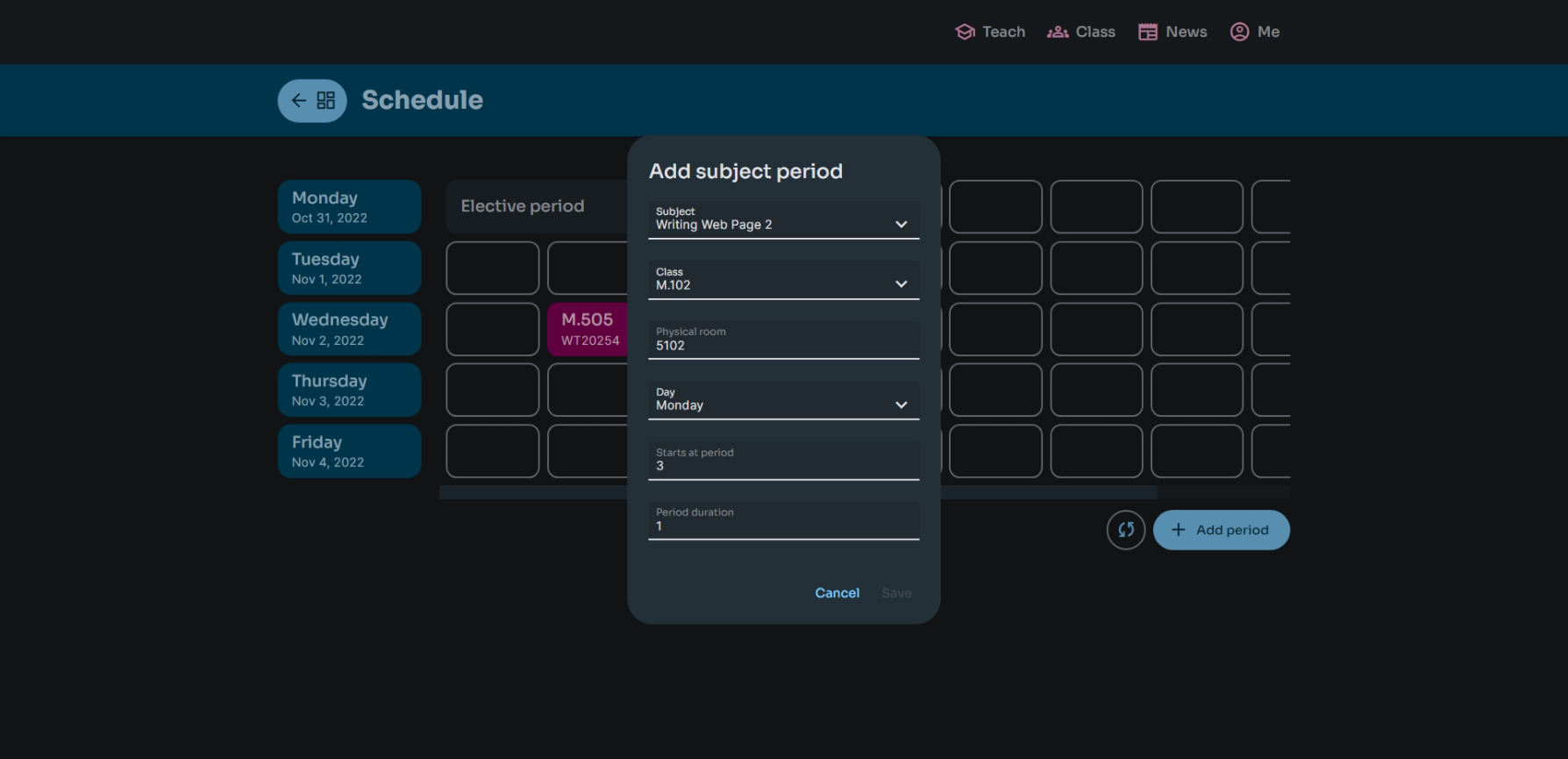 Add Subject Dialog in add mode has invalid internal defaults · Issue ...