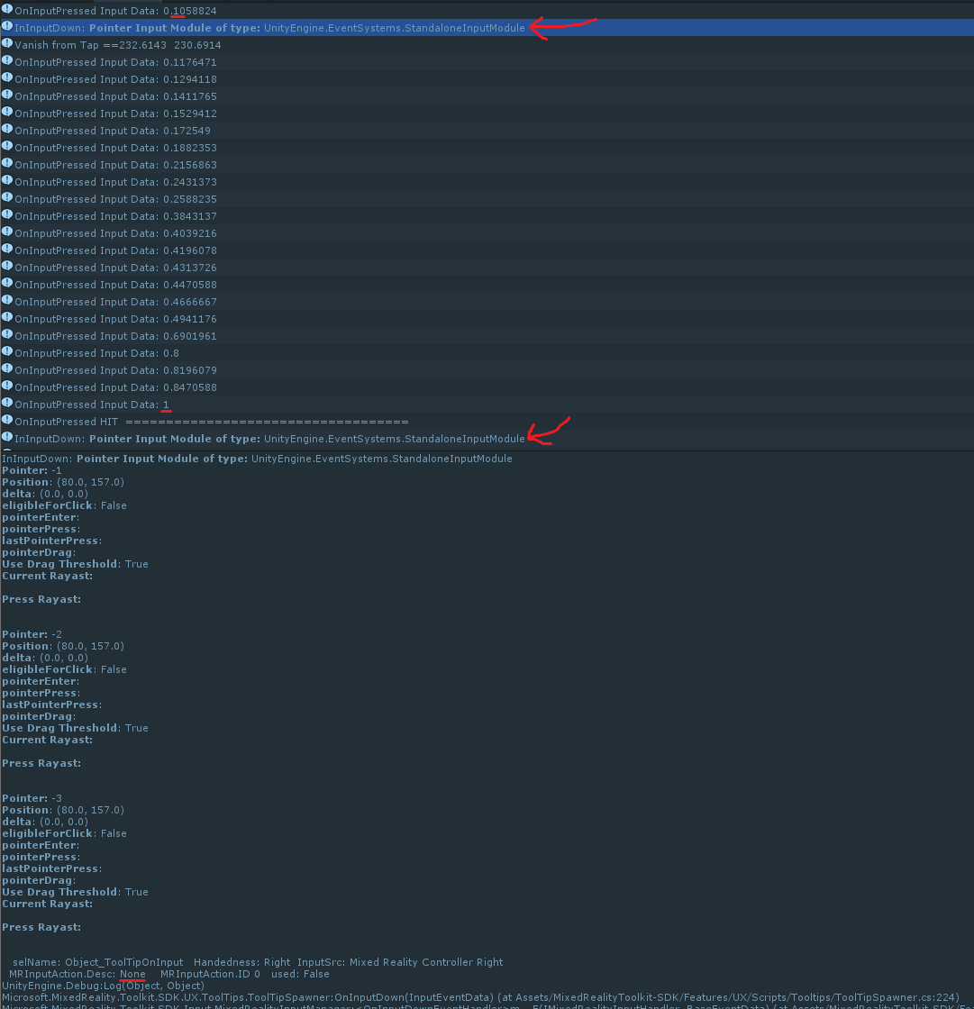 IMixedRealityInputHandler.OnInputDown triggers twice on a single press ...
