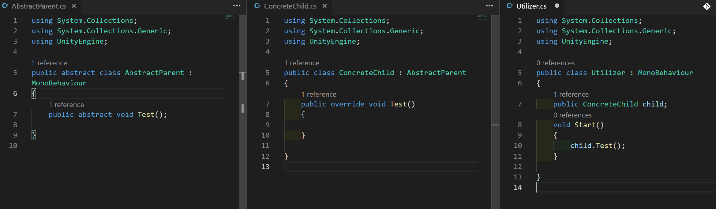 Code Lens does not accurately count override references. · Issue #66960 ...