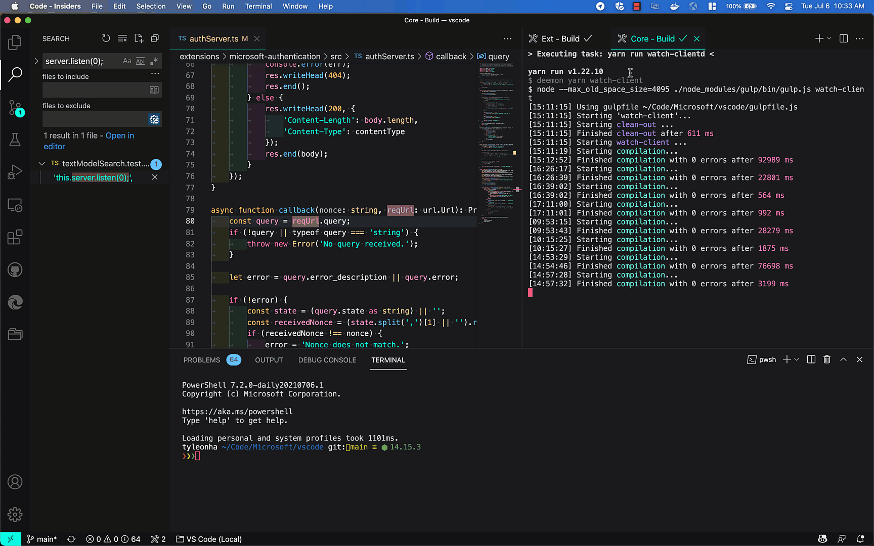 How do I drag a terminal editor into the terminal pane when there is ...