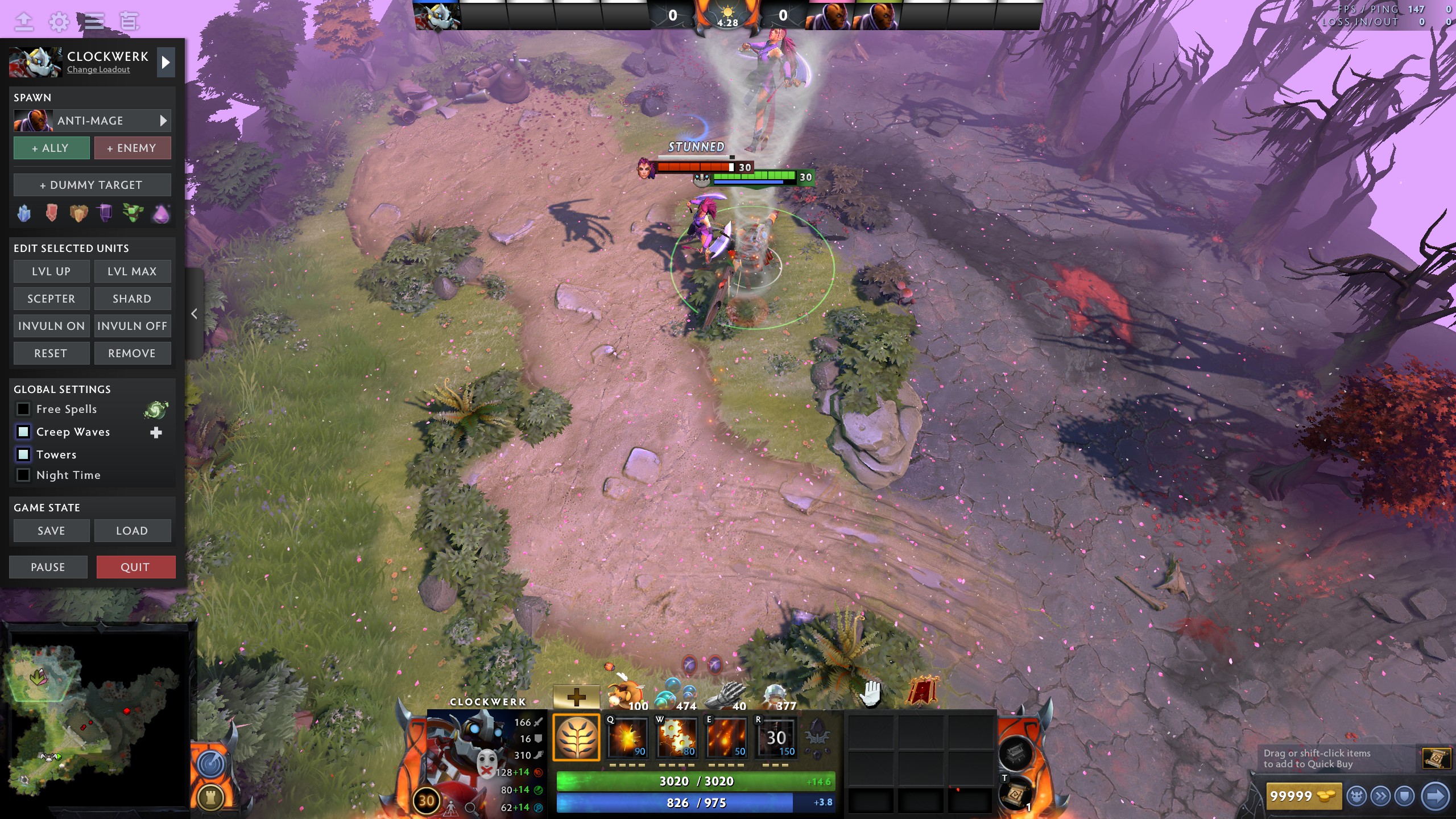 Eul's scepter of divinity interacts wrong with hookshot stun area