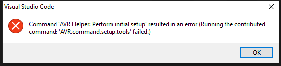 Visual Studio initial setup on windows 10 Error · Issue #21 · Alex079 ...