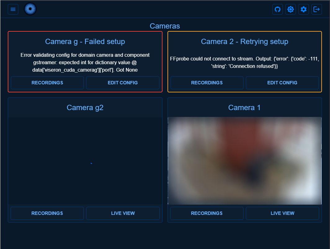 Recordings from missing camera not available in UI · Issue 466