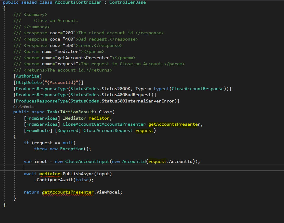Fix Warnings · Issue #199 · ivanpaulovich/clean-architecture-manga · GitHub