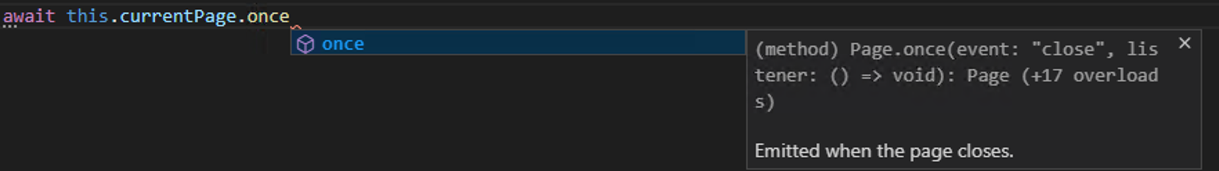 [BUG] 1.2.1 Docs: Page event listeners description in documentation ...