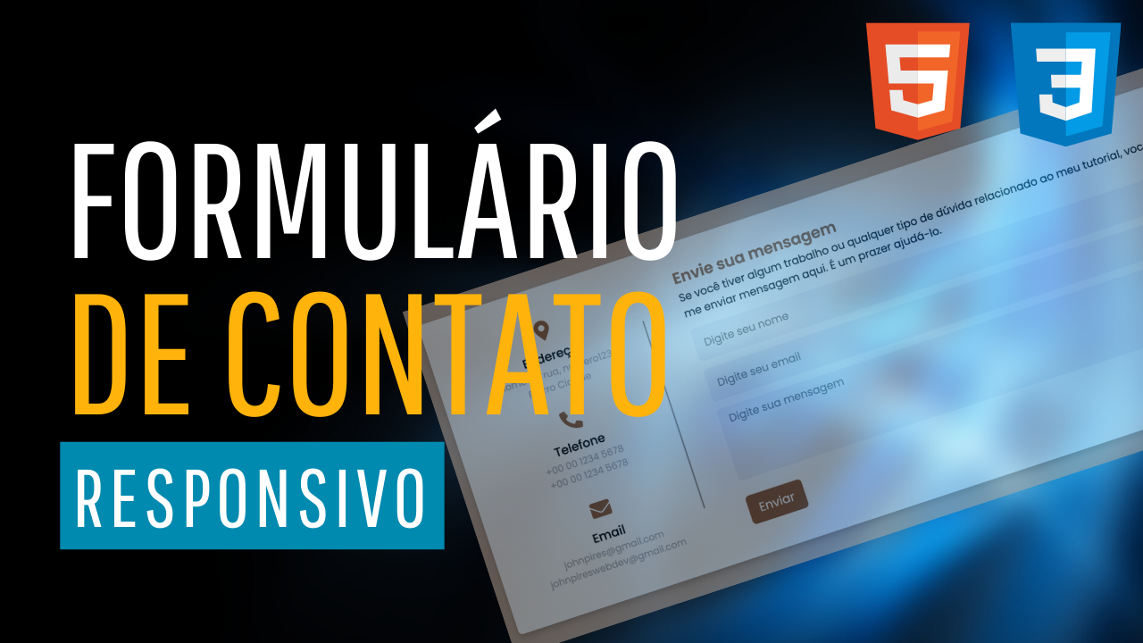 Formulario de contato responsivo