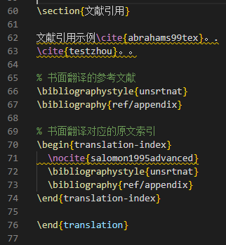本科附录外文资料书面翻译引用呈现问号，但编译并不报错 · Issue #676 · tuna/thuthesis · GitHub