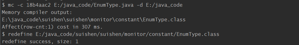 arthas不能redefine枚举类 · Issue #719 · alibaba/arthas · GitHub