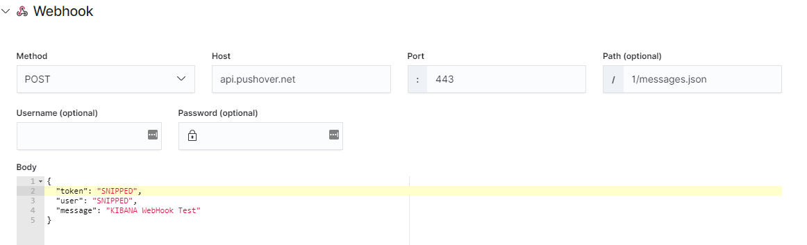 Pushover Webhook Interaction · Issue #53864 · elastic/kibana · GitHub