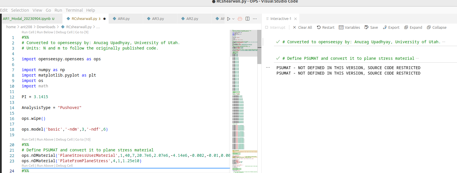 PSUMAT - NOT DEFINED IN THIS VERSION, SOURCE CODE RESTRICTED · Issue ...