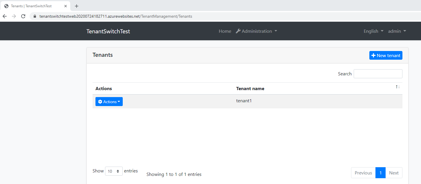 Tenant Switch box not working in production · Issue 4875
