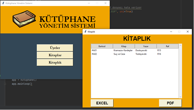 GitHub - Mertysahin/libraryManagement: Python & Tkinter kütüphane ...