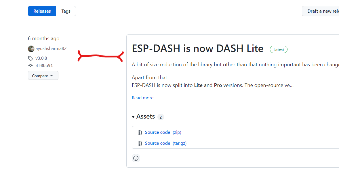 Whitespace between release metadata and notes · community · Discussion ...
