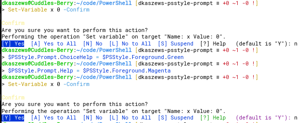 Prompt colors not configurable, not visible on white background · Issue ...