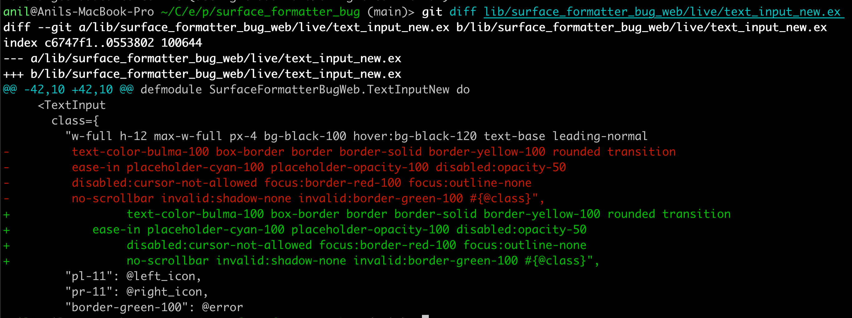 Surfacce Css Unnecessarily indents css classes on each run · Issue #36 · surface-ui ...