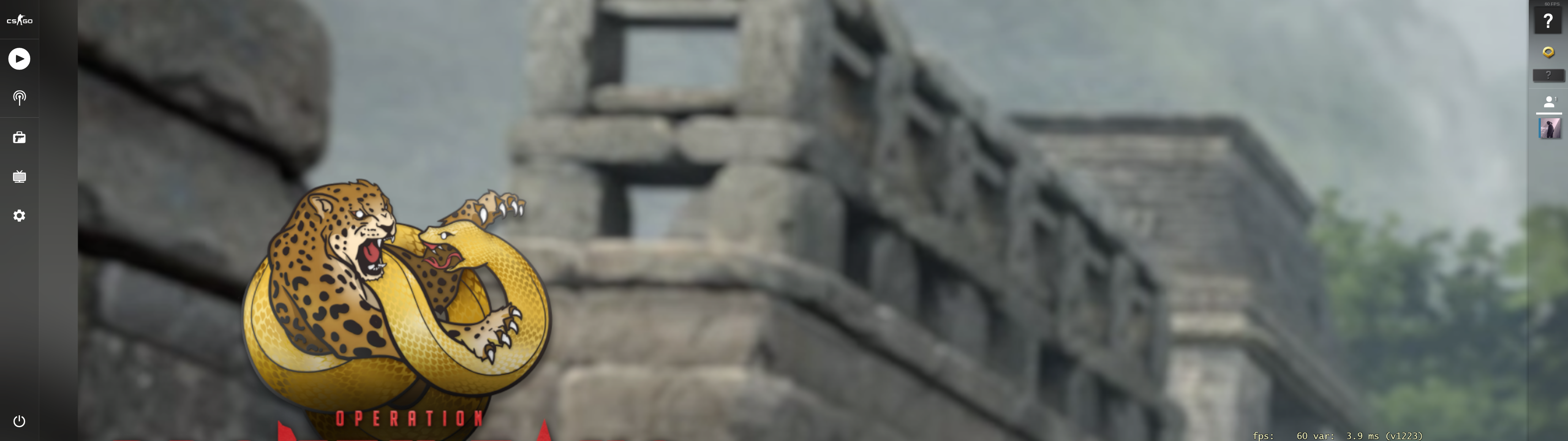 single monitor - menu