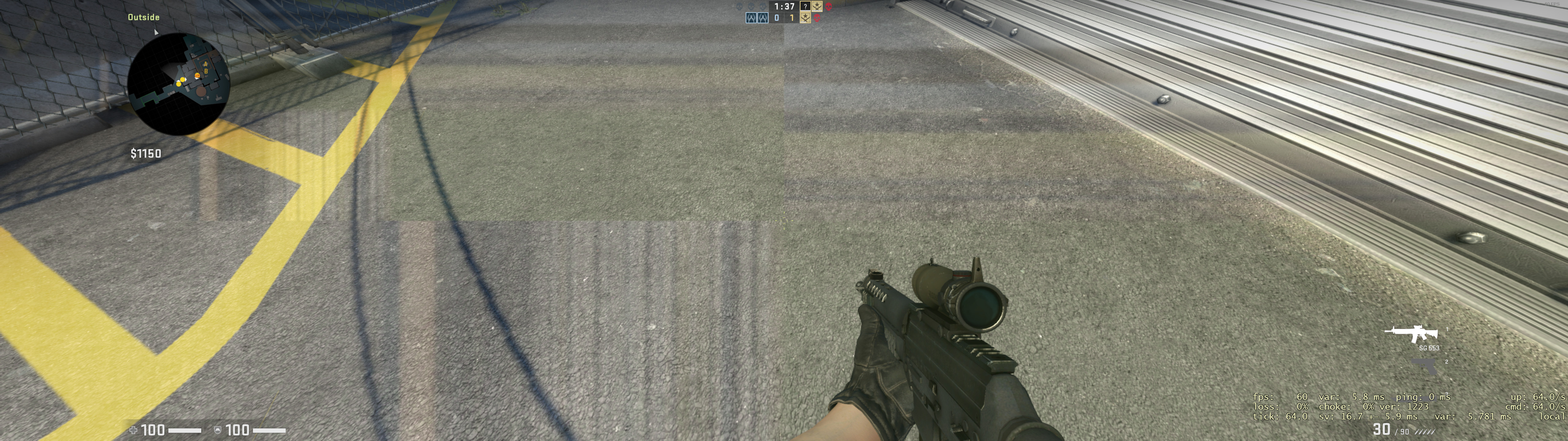 single monitor - burn in 1