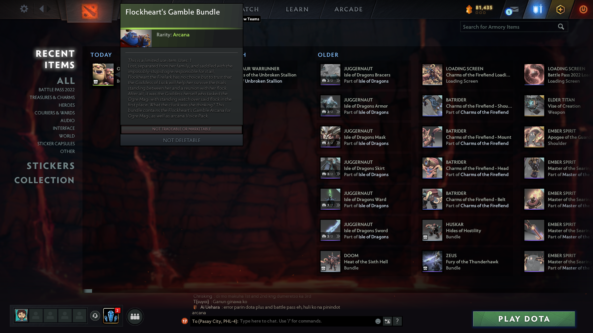 Swag Bag Claim Arcana Gave Me Wrong Arcana Issue 4367 