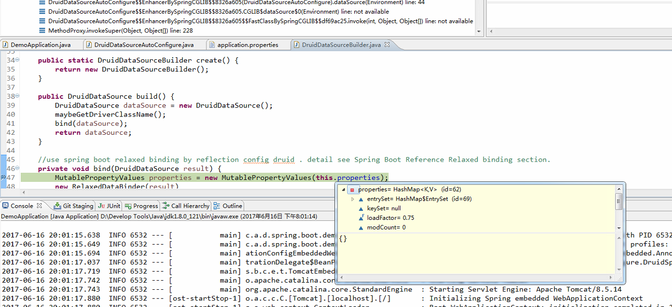 druid-spring-boot-starter中无法用DruidDataSourceBuilder创建DruidDataSource ...