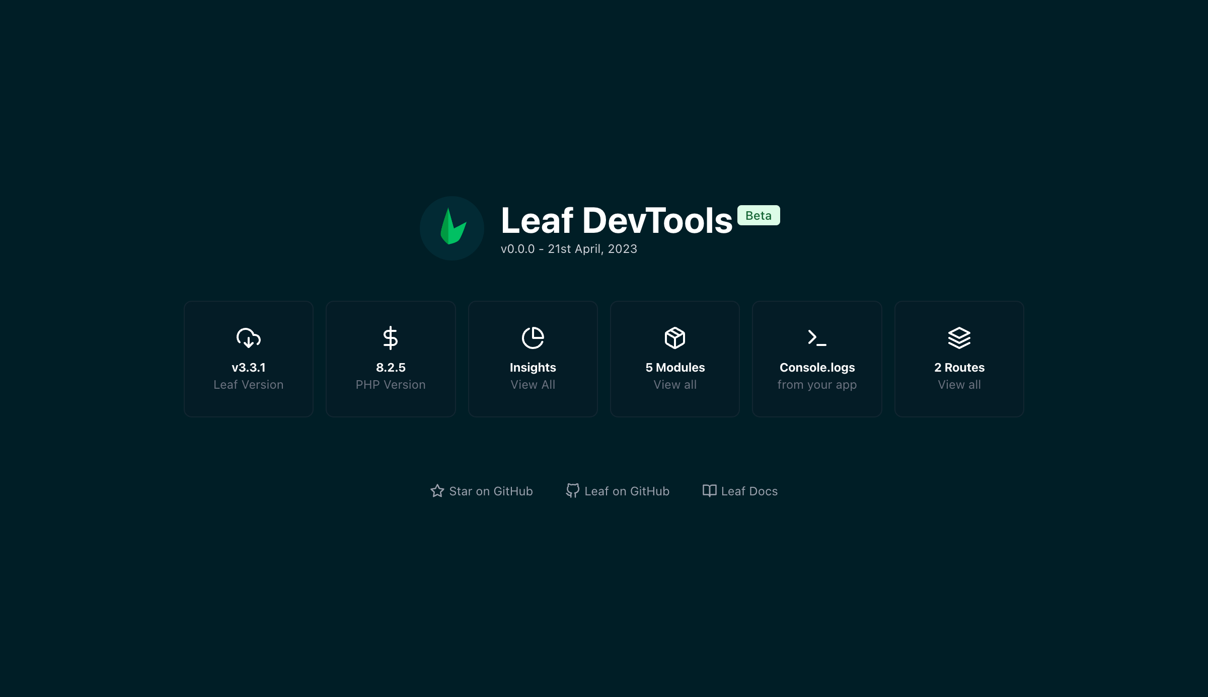 Leaf DevTools