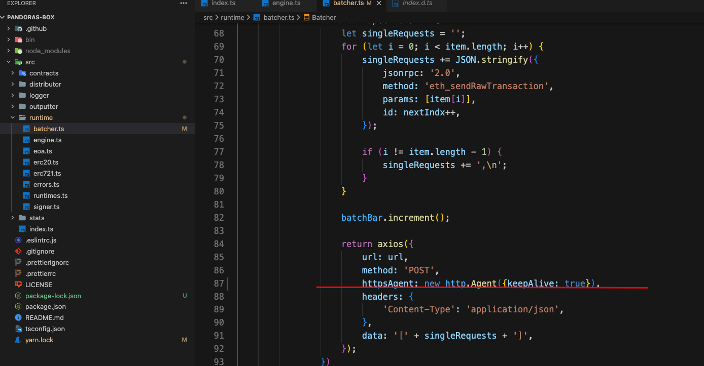 Error: socket hang up on when testing a geth client inside docker ...