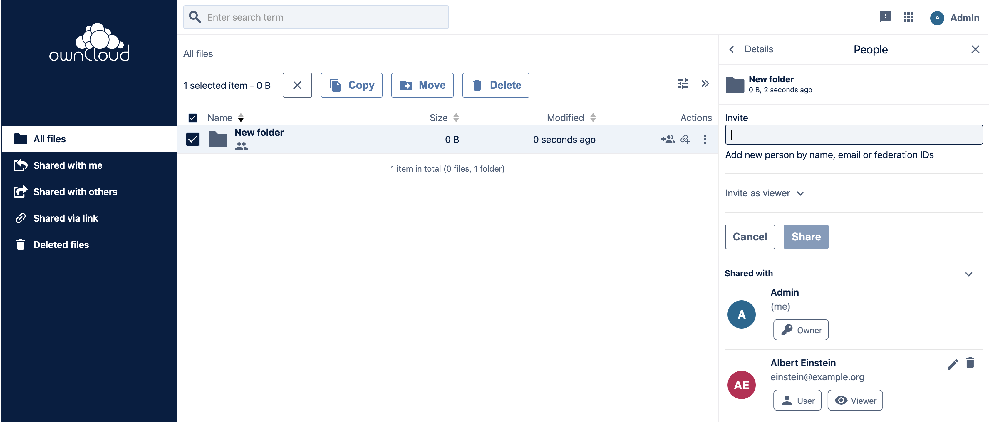 Sidebar "People": Unite into 1 panel · Issue #5797 · owncloud/web · GitHub