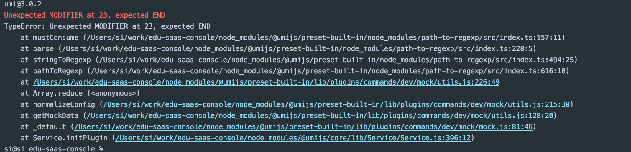 [3.0]旧版升级了依赖，指令报错 · Issue #4048 · umijs/umi · GitHub