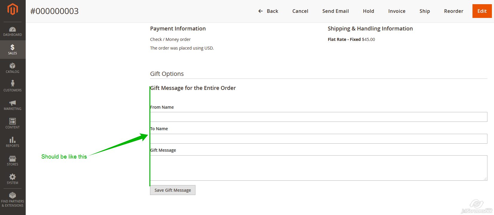gift-message-expected