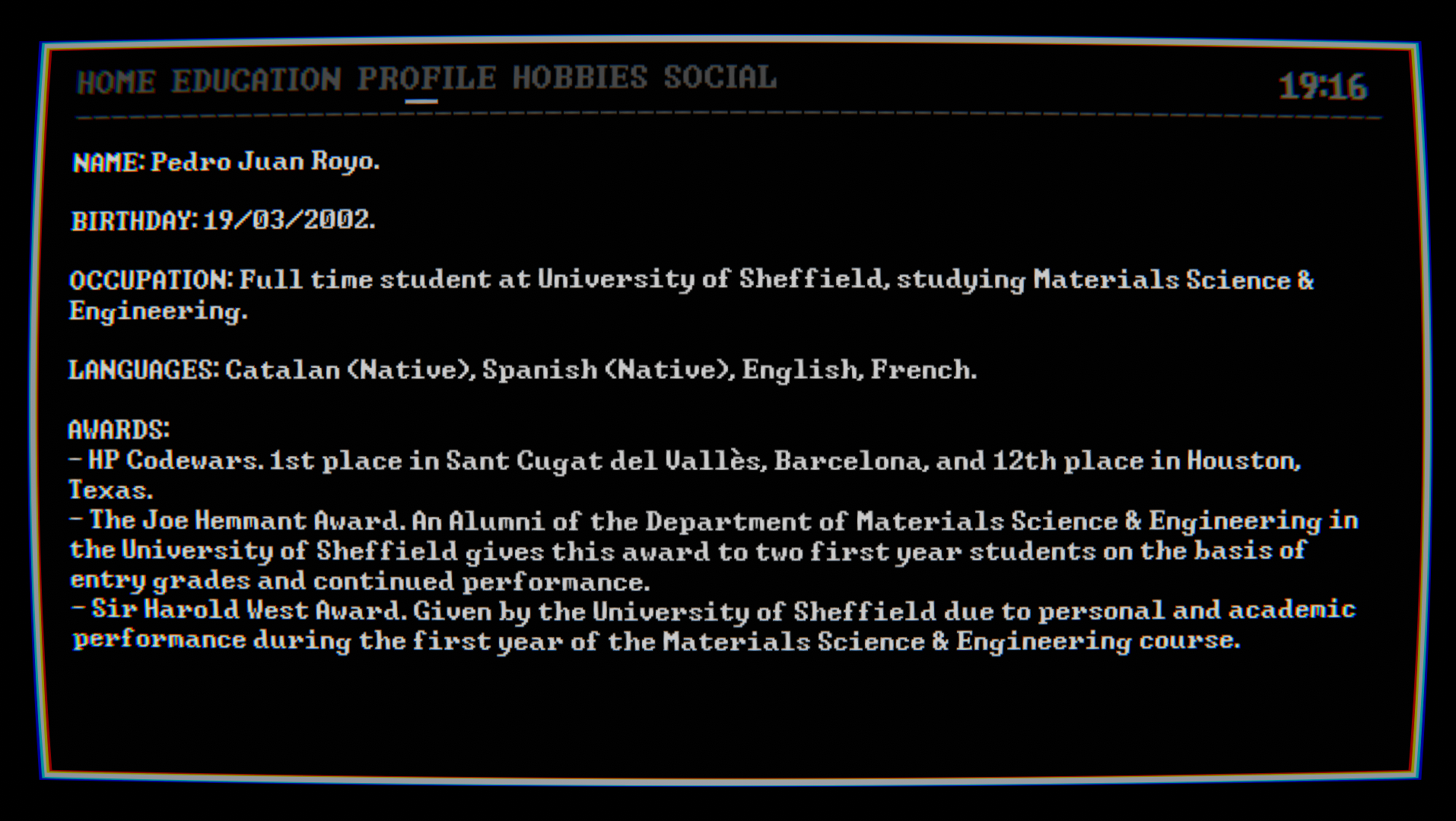 GitHub - Parzival1918/CurriculumVitae: My CV in Unity
