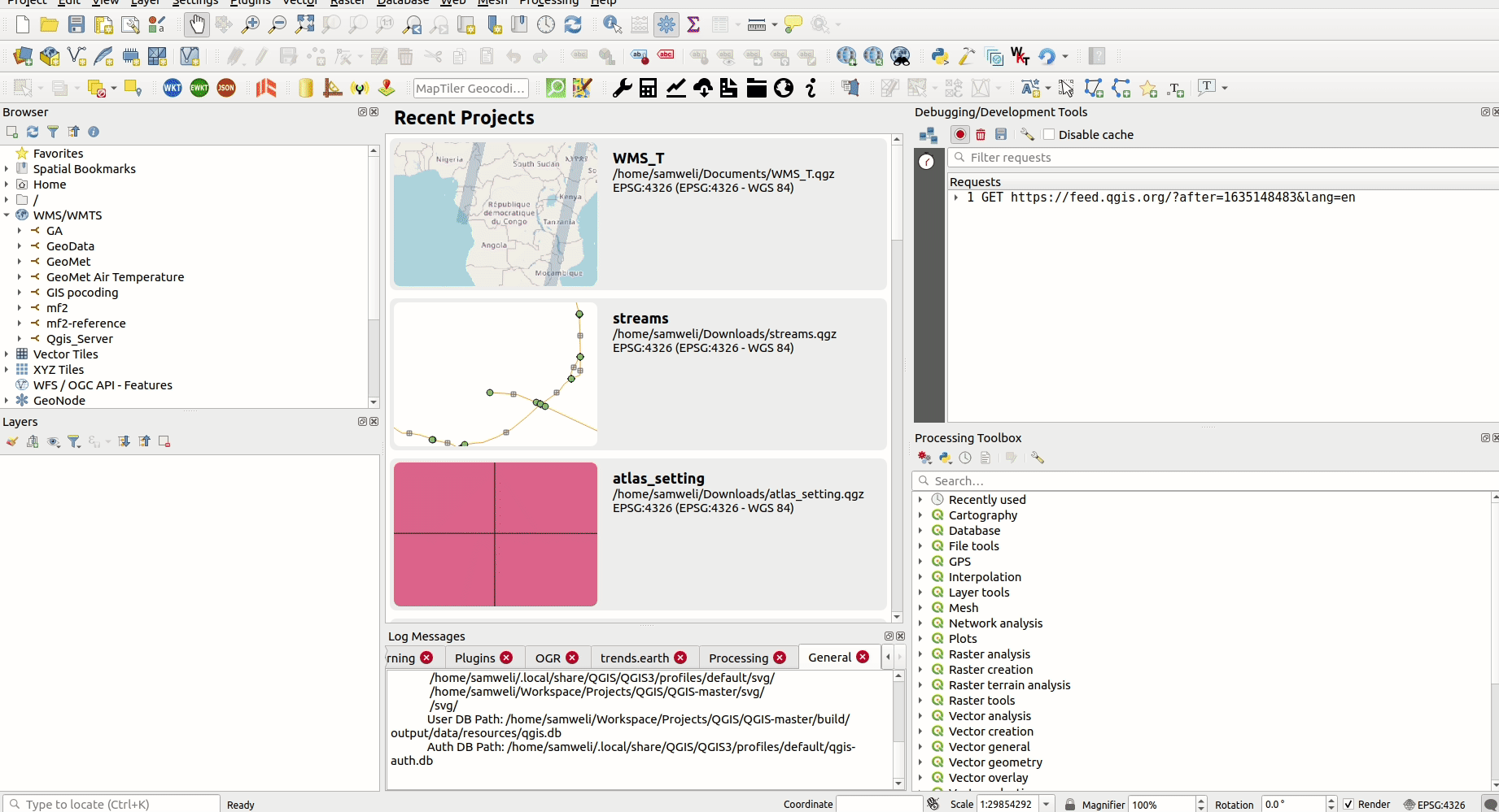 Qgis Wcs Einrichten _ Was ist QGIS Cloud — QGIS Cloud 1 documentation ...