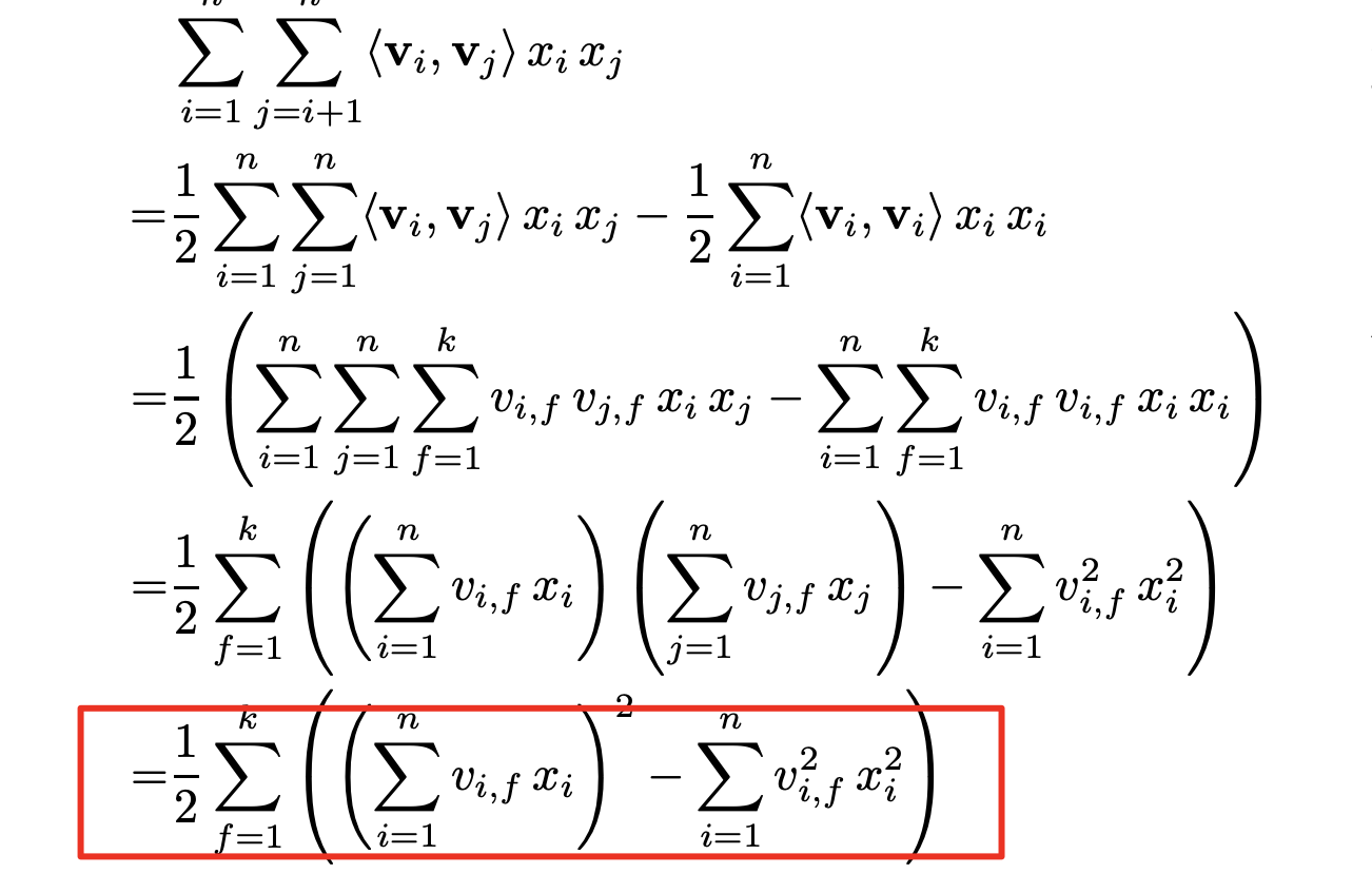 FM的实现疑问 · Issue #405 · shenweichen/DeepCTR · GitHub
