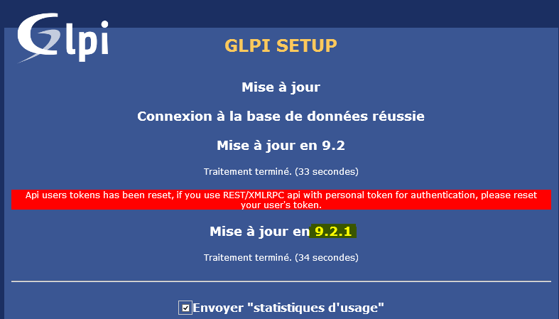 [9.2.2] Update show 9.2.1 · Issue #3659 · glpi-project/glpi · GitHub