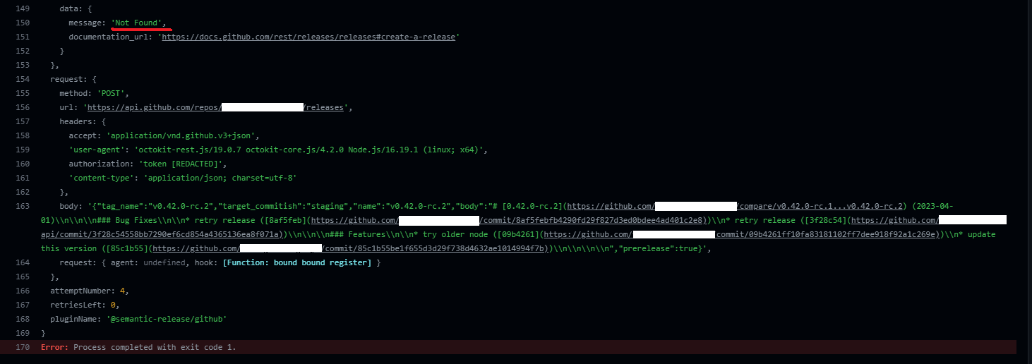 Wrong HTTP response status codes for "Create a release" · community ...