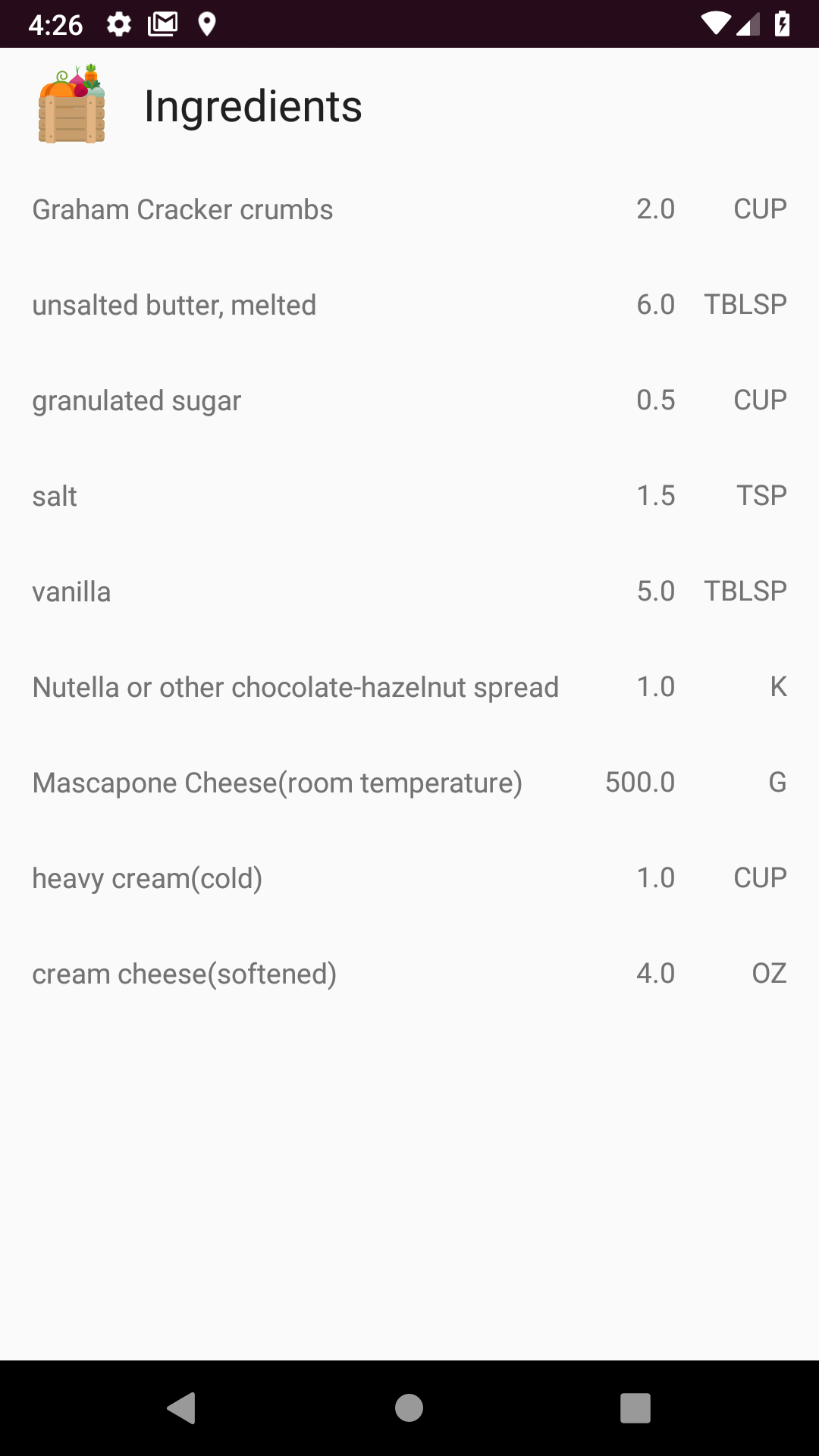 GitHub - kundank191/RecipieApp: My submission for Udacity Baking App ...