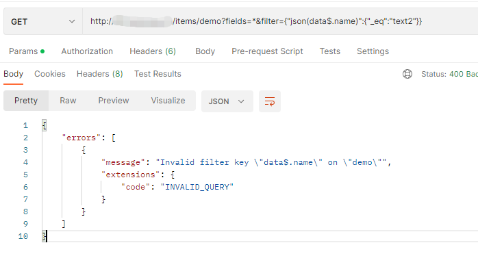 How to use json filter correctly? · directus directus · Discussion ...
