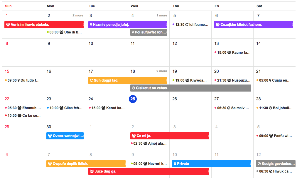 Calendar | TOAST UI :: Make Your Web Delicious!