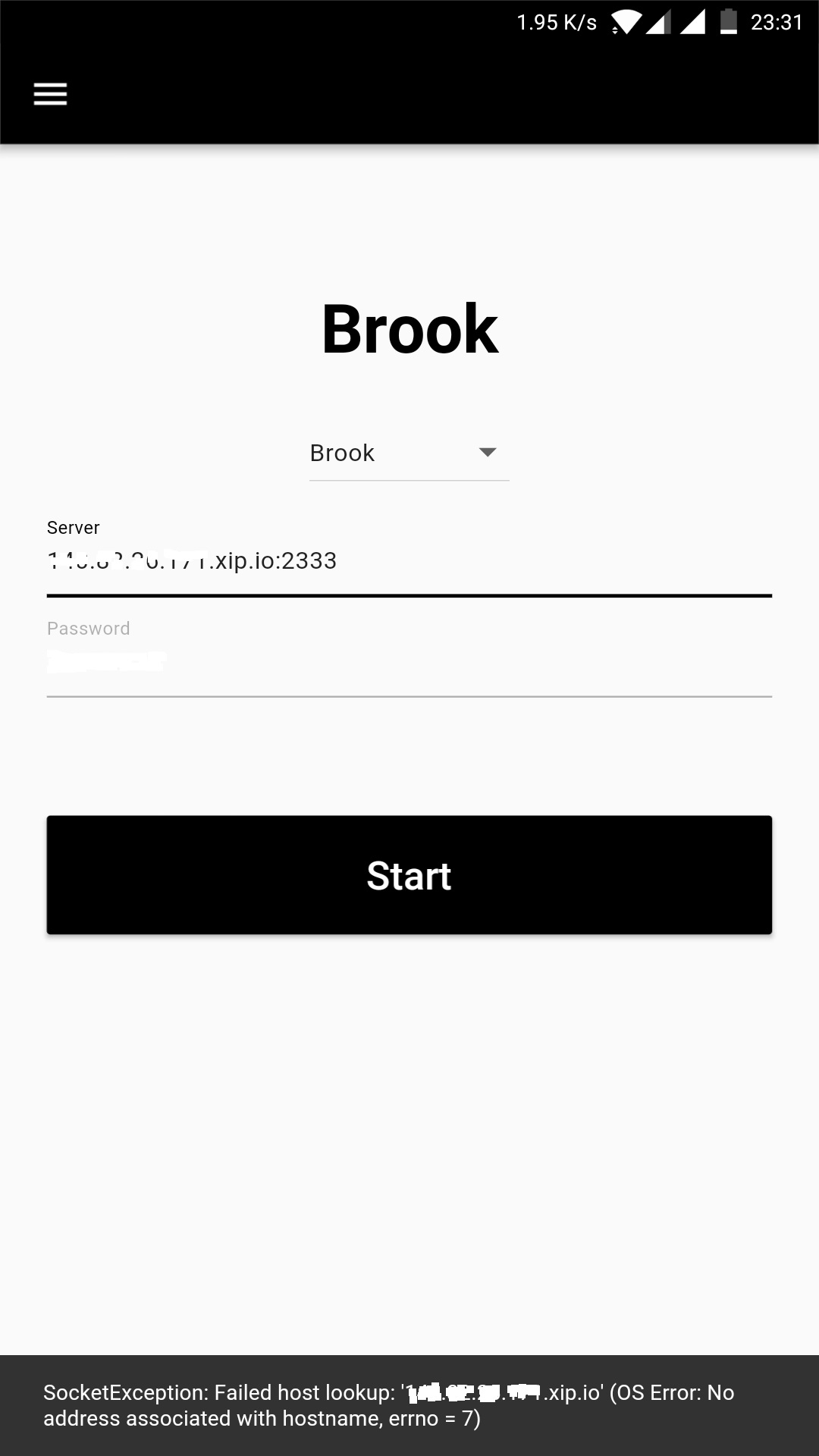 Connection failure on Android · Issue #213 · txthinking/brook · GitHub