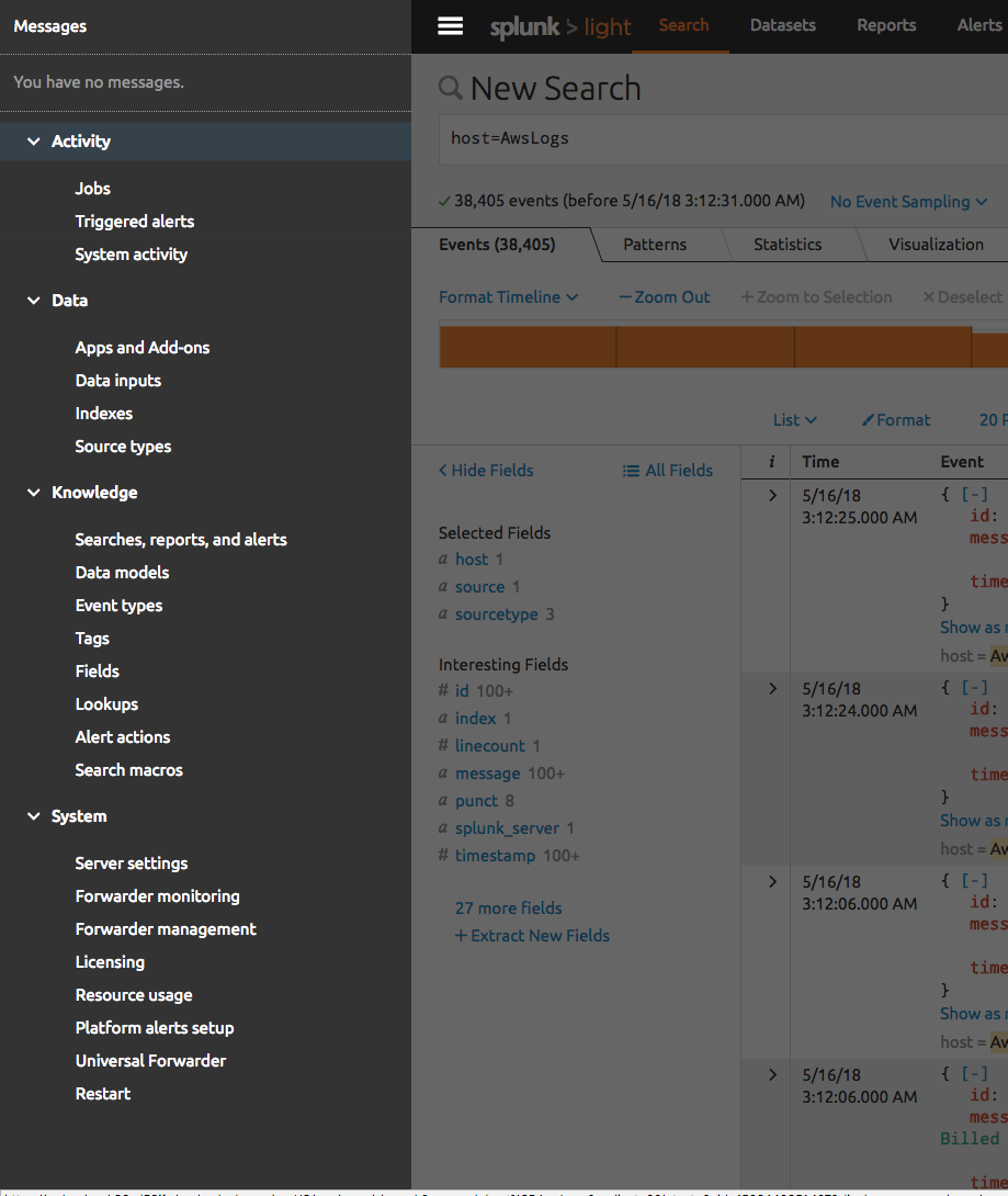 Parse AWS logs in Splunk correctly · Issue 478 · hollowversearchive
