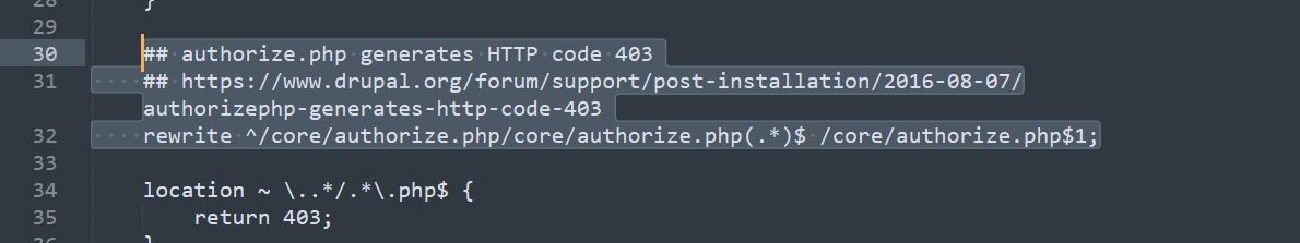 authorize.php generates HTTP code 403 · Issue #1 · dravenk/dockerfile ...