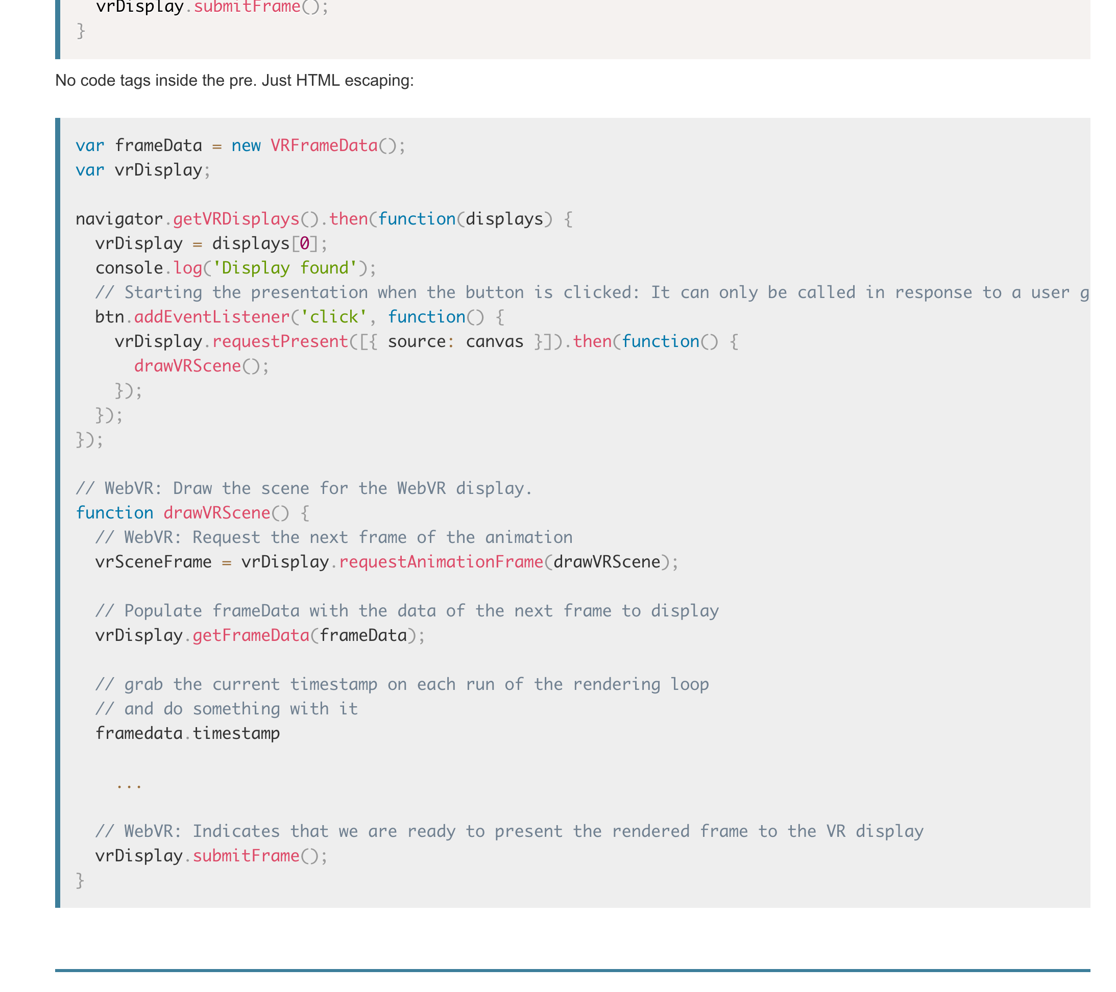 pre > code HTML should be a flaw · Issue #1072 · mdn/yari · GitHub