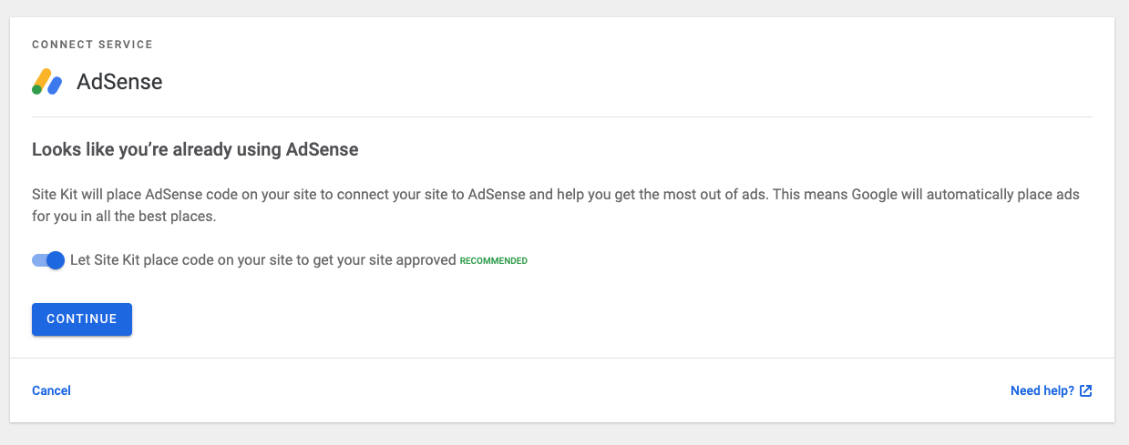 AdSense snippet not enabled by default · Issue #556 · google/site-kit ...