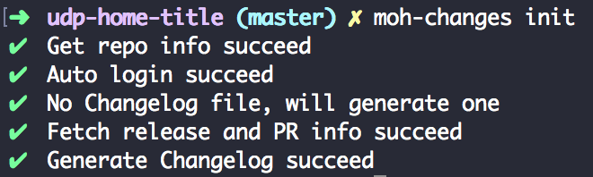 GitHub - mohjs/moh-changes: CLI tol to generate change logs ...