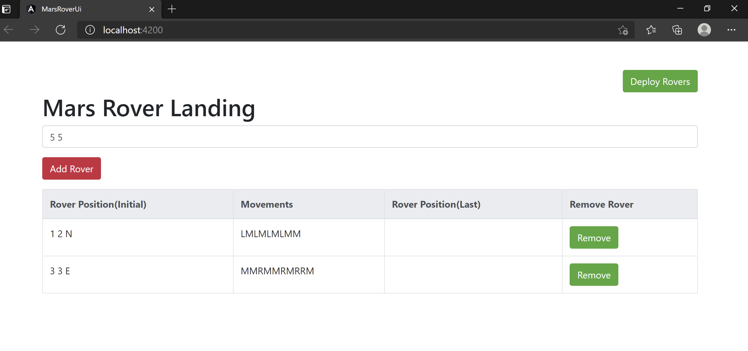 C Programming Language Mars Rover GitHub - SbahleK/MarsRoverChallenge