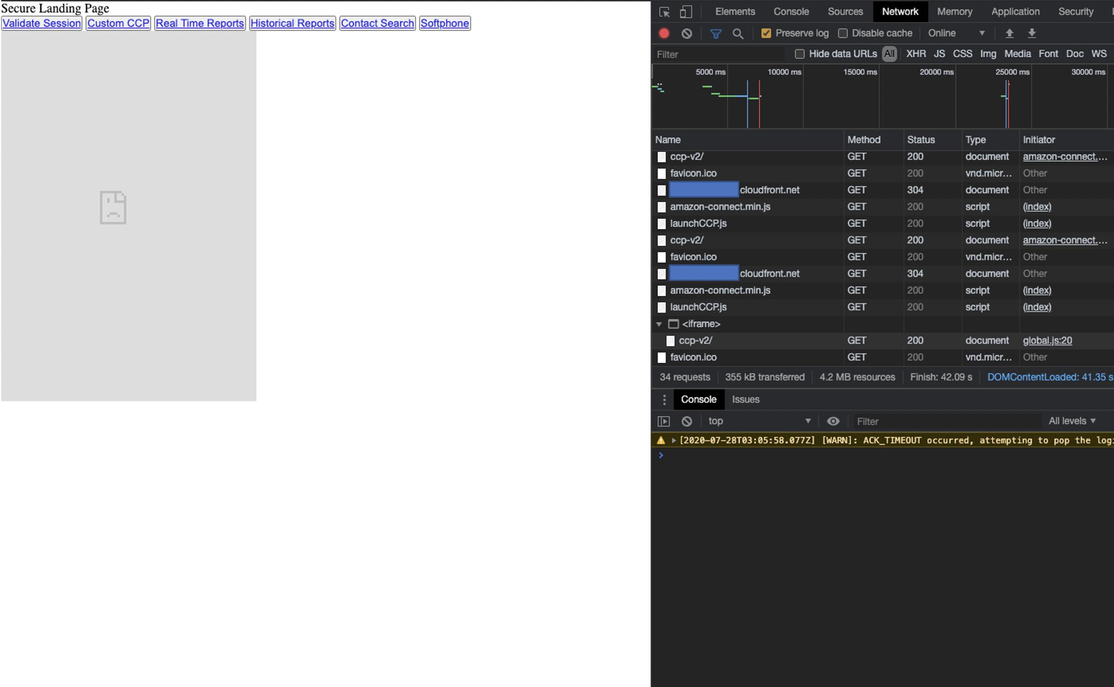 iFrame Connection Refused using SAML · Issue 286 · amazonconnect