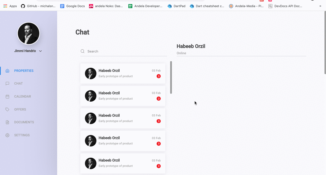 GitHub - damafeez/vue-chat-dashboard: A beautiful dashboard built in ...