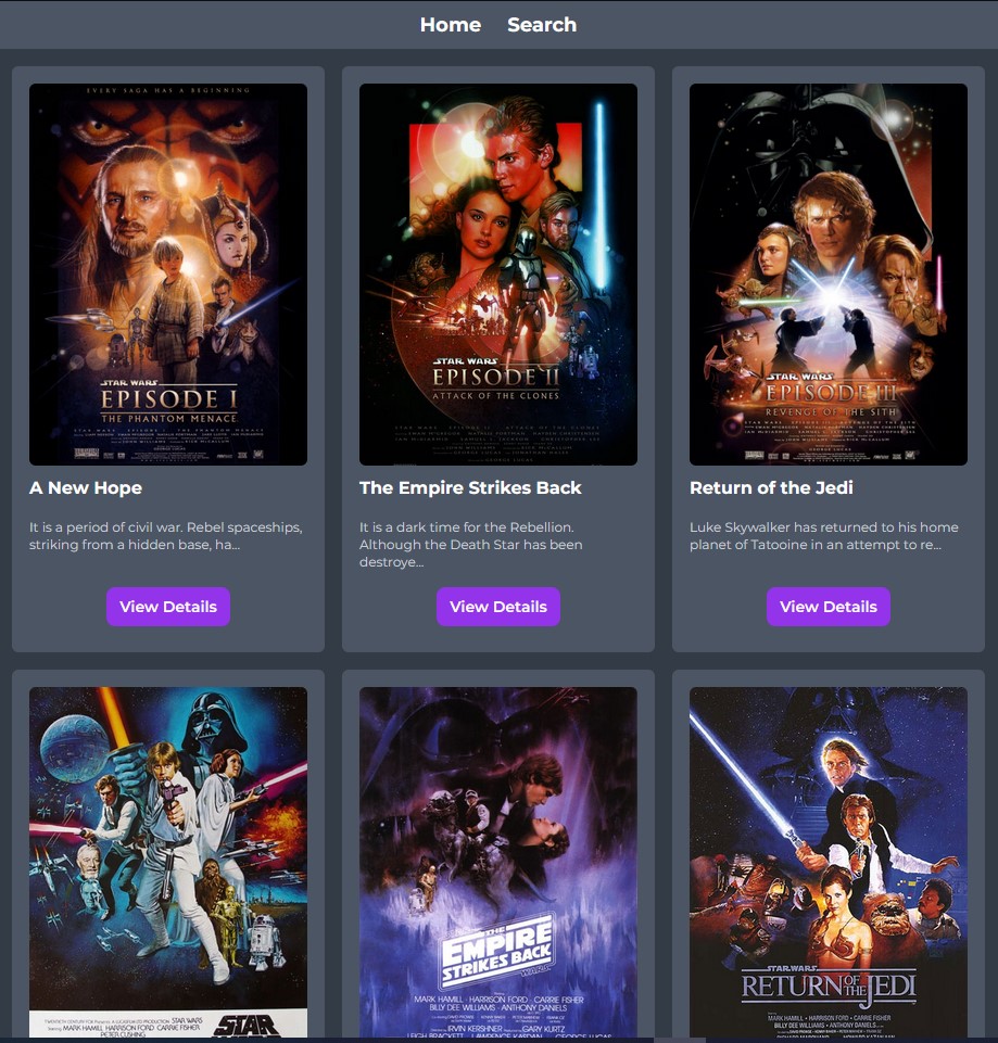 GitHub - LeonelUbeda/react-star-wars: React app using SWAPI (Star Wars API)