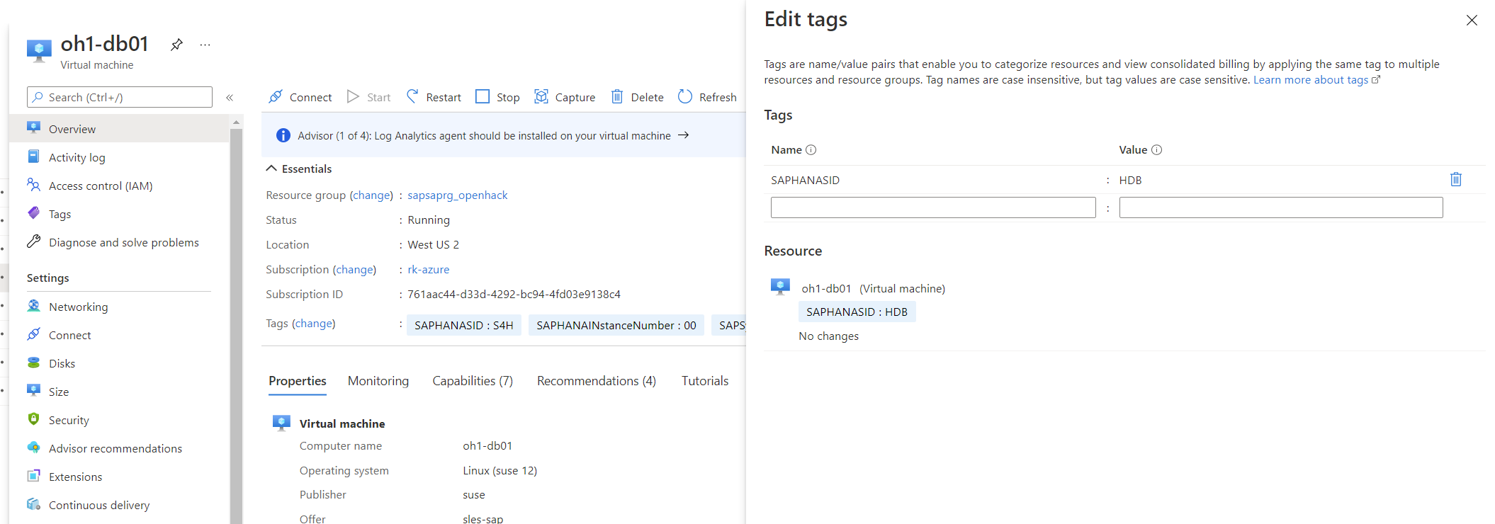 tagging-reflection in Tag section