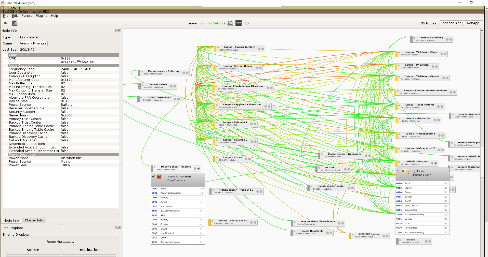 deconzrestplugin IKEA Trådfri motion sensor detection