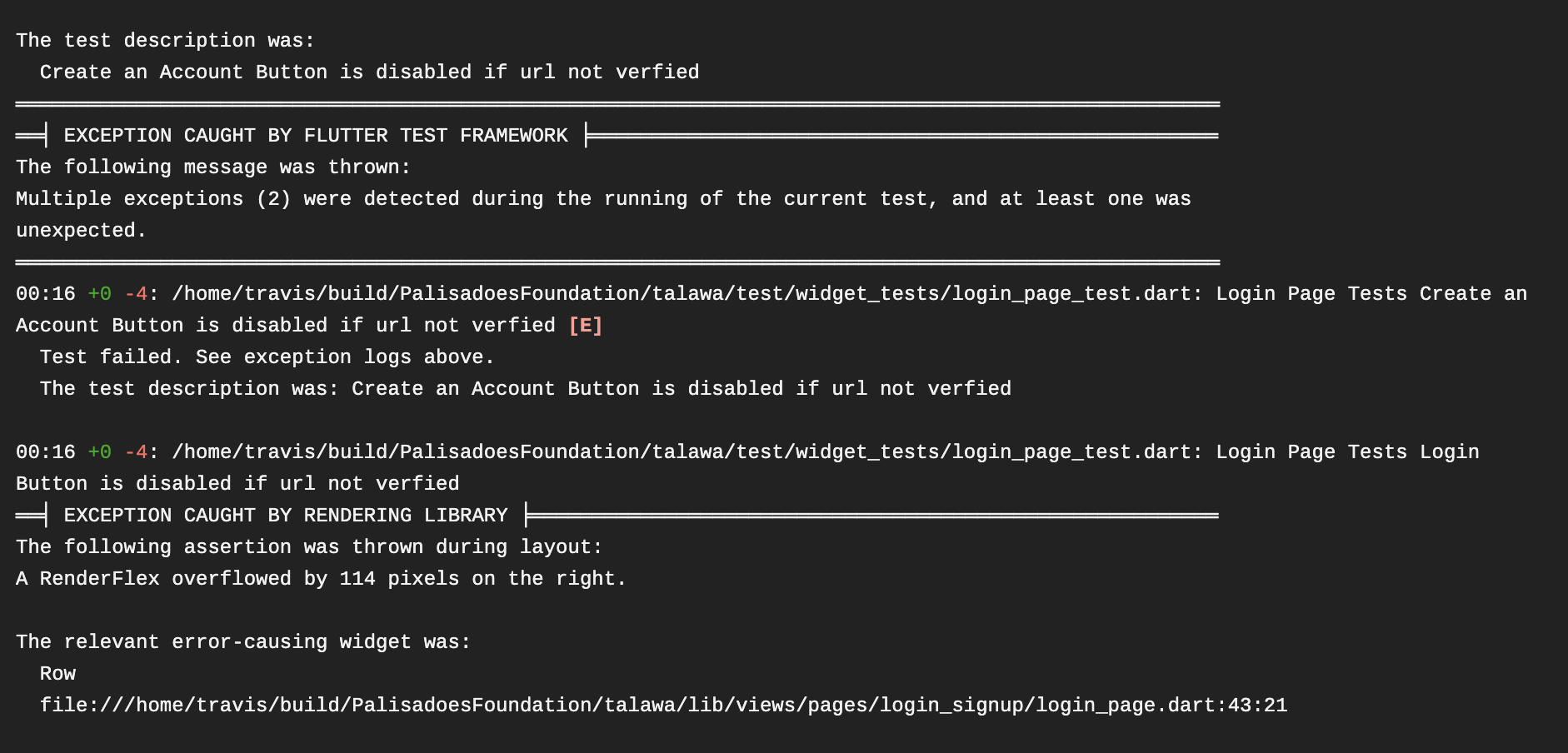 Travis build is failing because of invalid unit tests · Issue #457 ...