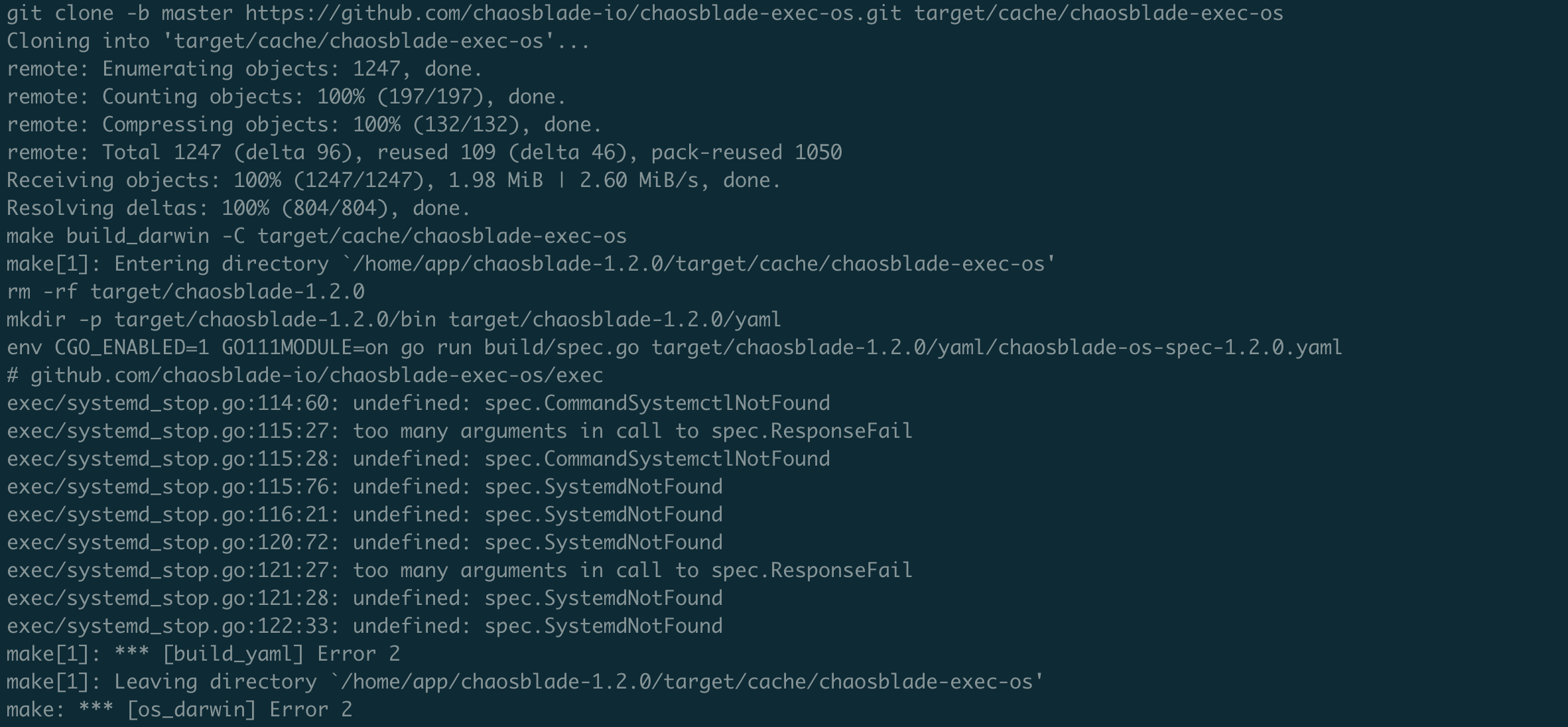 Unable to create binary locally from Source code · Issue #530 ...